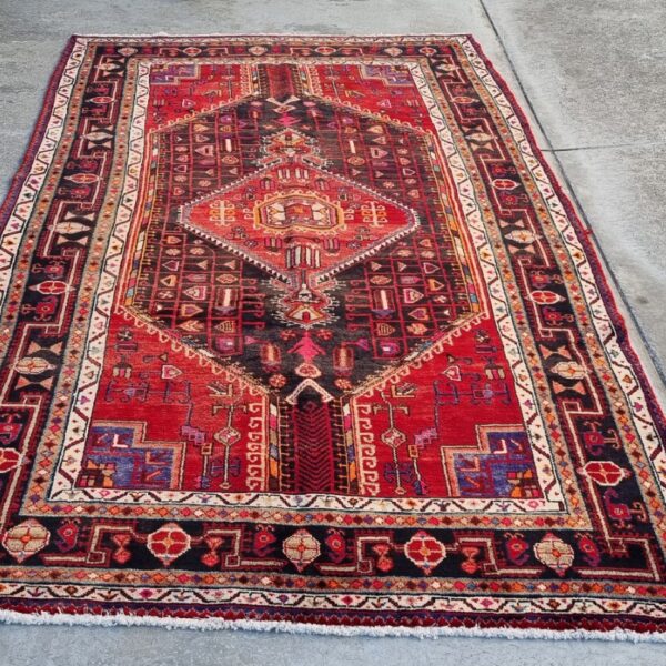 Persian Hamadan Carpet 290cm x 156cm Hand Knotted