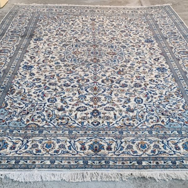 Persian Kashan Carpet – 418cm x 290cm Hand-Knotted