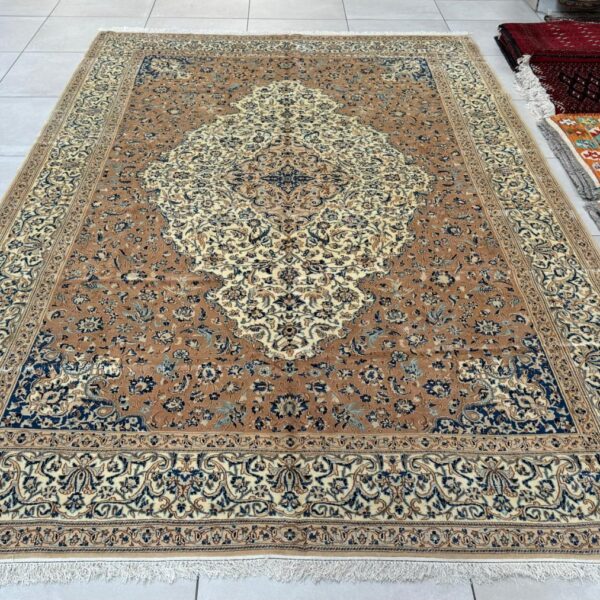 Very Fine Persian Nain Carpet 345cm x 220cm Hand Knotted
