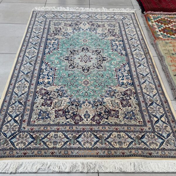 Very Fine Persian Nain Carpet (6LA) 210cm x 134cm Hand Knotted