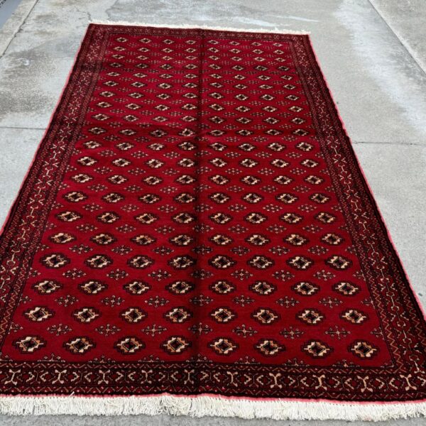Vintage Persian Kurdi Carpet 274cm x 146cm Hand Knotted