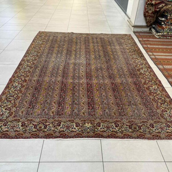 Vintage Persian Qum Carpet 335cm x 240cm Hand Knotted