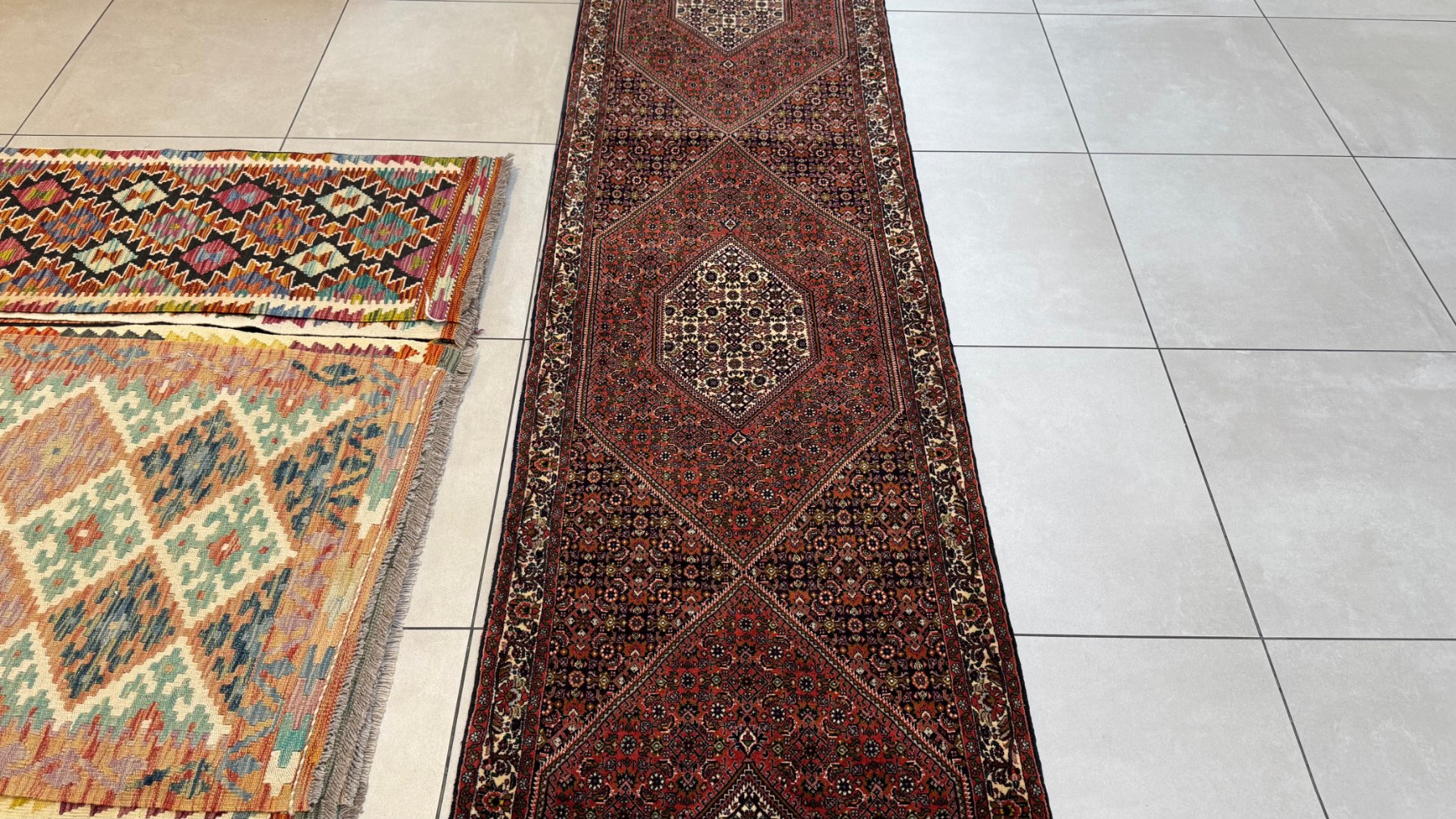 Very Fine Persian Bidjar Carpet 350cm x 80cm Hand knotted - Image 4