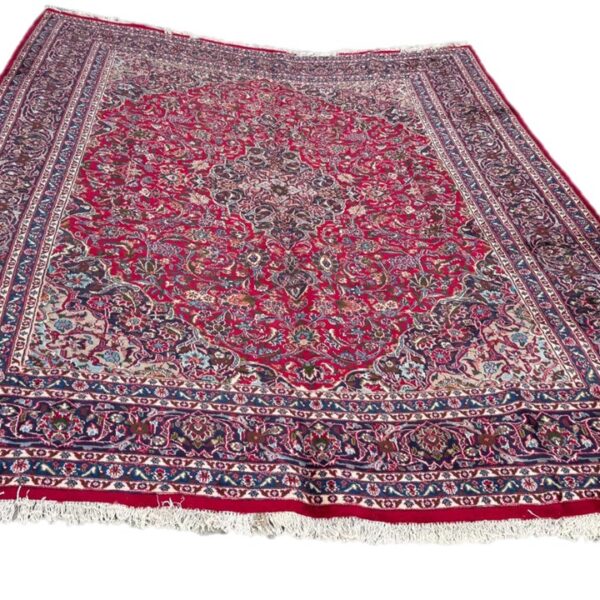 Vintage Persian Kashmar Carpet – 388cm x 295cm Hand Knotted