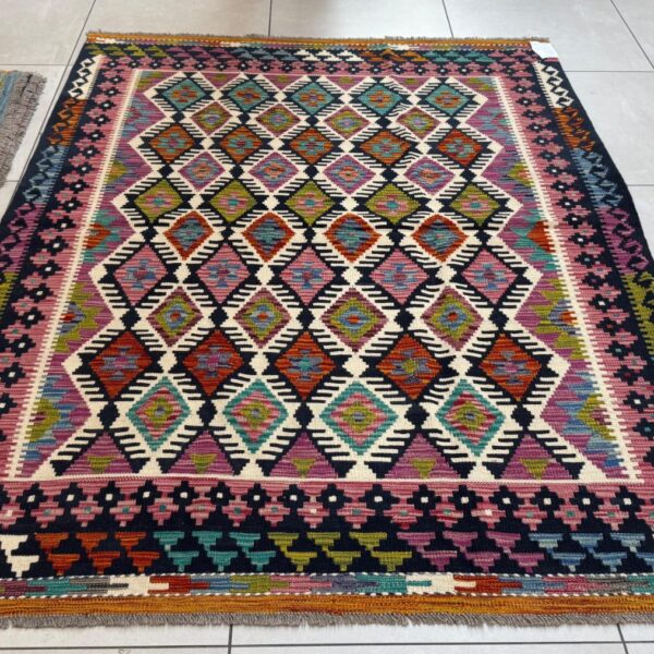 Afghan Chobi Kilim 194cm x 150cm Hand Made
