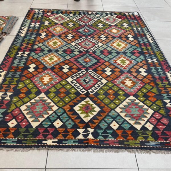 Afghan Chobi Kilim 257cm x 178cm Hand Made