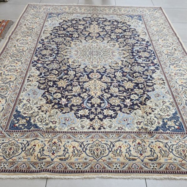 Persian Nain Carpet 317cm x 210cm Hand Knotted