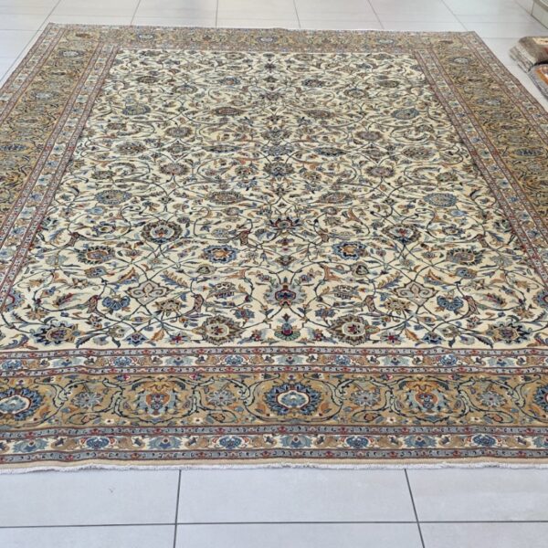 Persian Kashan Carpet – 430cm x 310cm Hand-Knotted