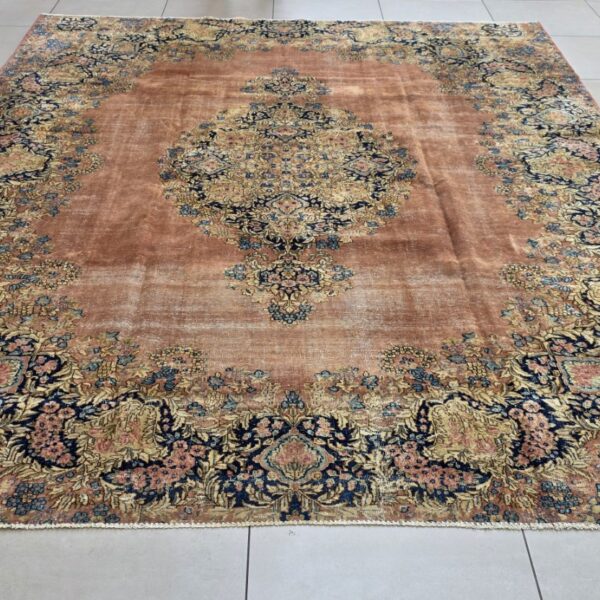 Vintage/Overdye Style Persian Carpet 384cm x 275cm Hand Knotted