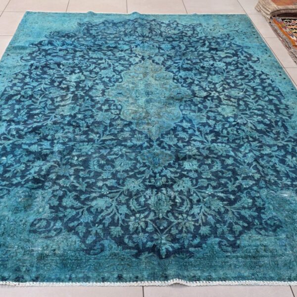 Vintage/Overdye Style Persian Carpet 320cm x 223cm Hand Knotted