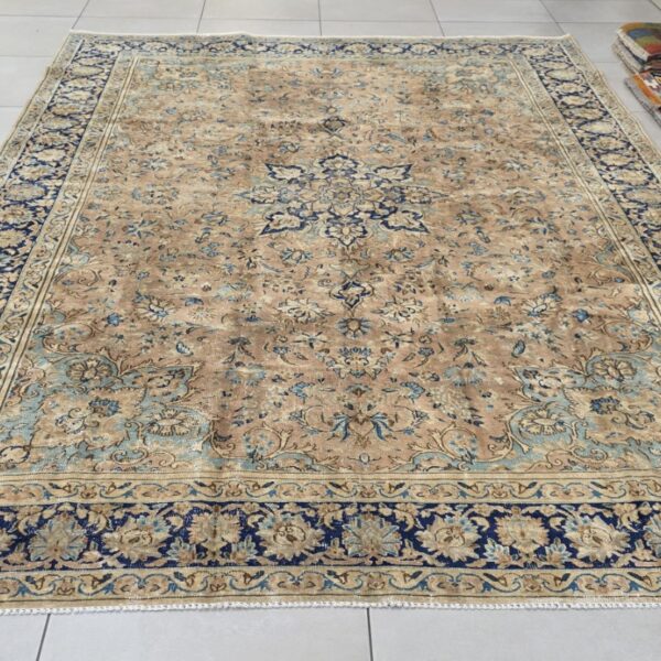 Vintage/Overdye Style Persian Carpet 370cm x 250cm Hand Knotted