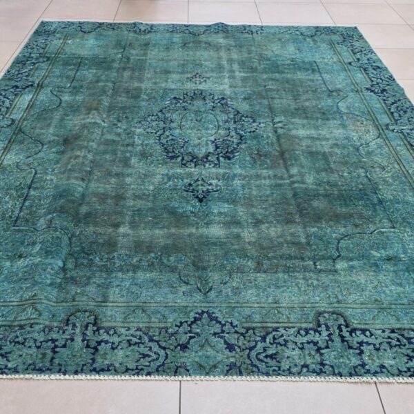 Vintage/Overdye Style Persian Carpet 365cm x 267cm Hand Knotted