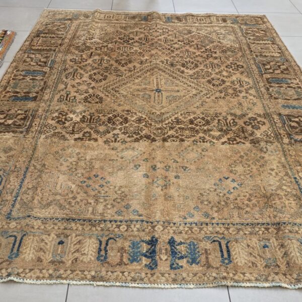 Vintage/Overdye Style Persian Carpet 310cm x 217cm Hand Knotted