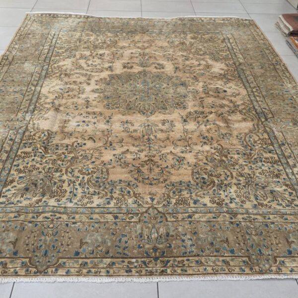 Vintage/Overdye Style Persian Carpet 350cm x 250cm Hand Knotted