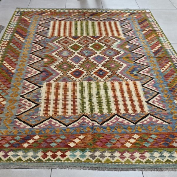 Afghan Chobi Kilim 300cm x 207cm Hand Made
