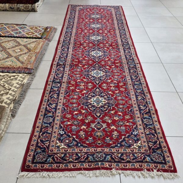 Persian Kashan Carpet 403cm x 98cm Hand Knotted