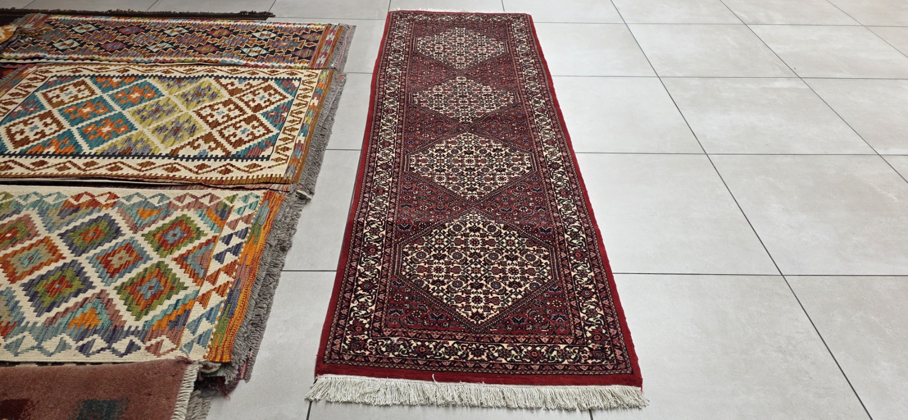 Very Fine Persian Bidjar Carpet 230cm x 77cm Hand knotted - Image 5