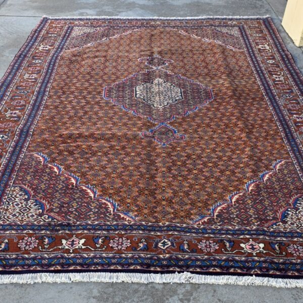 Vintage Persian Ardebil Carpet 290cm x 207cm Hand Knotted