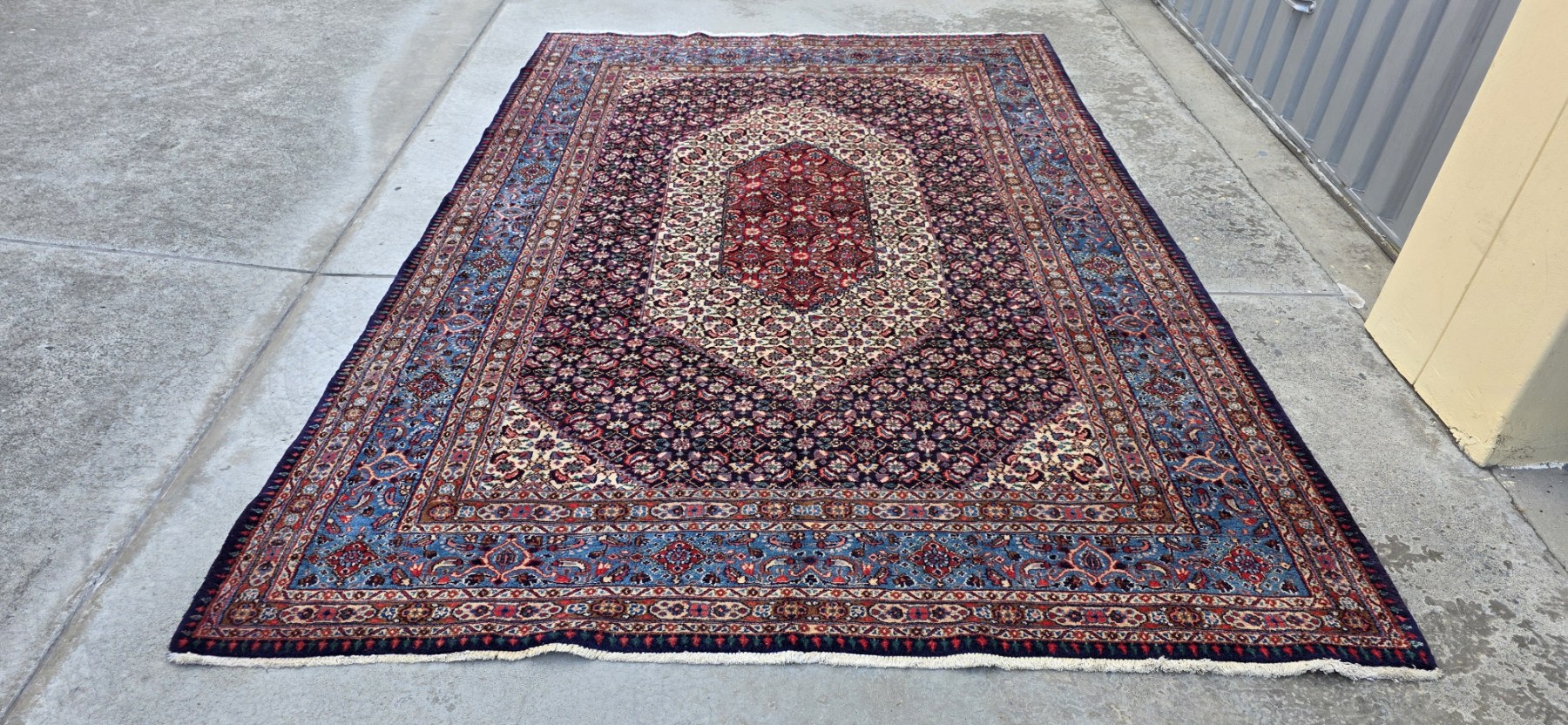 Persian Moud Carpet 312cm x 205cm Hand Knotted - Image 5