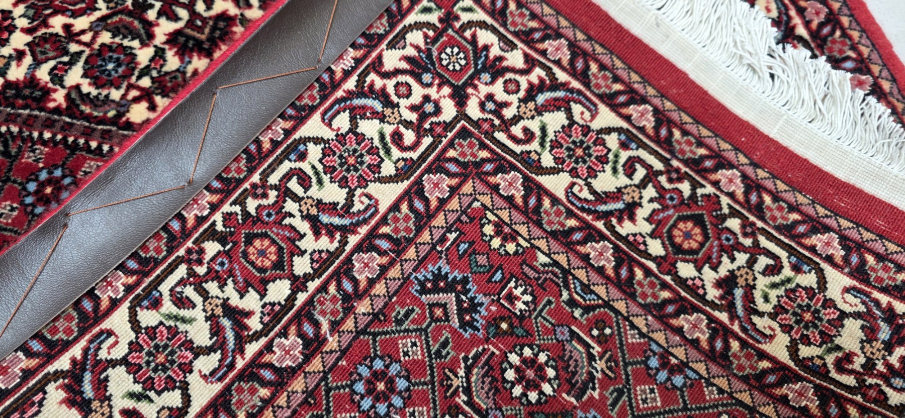 Very Fine Persian Bidjar Carpet 230cm x 77cm Hand knotted - Image 6