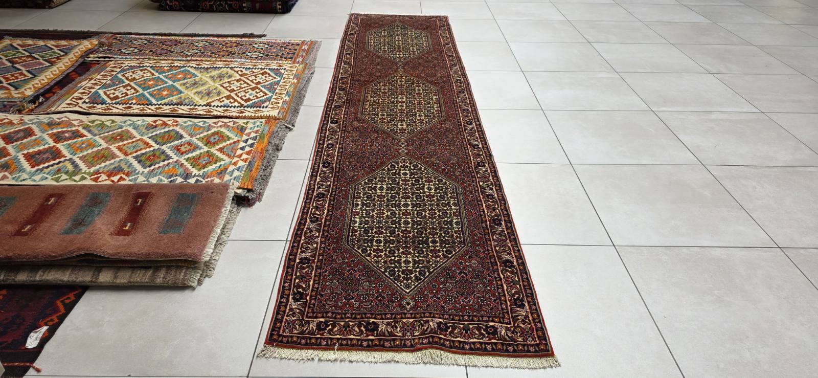 Very Fine Persian Bidjar Carpet 365cm x 87cm Hand knotted - Image 2