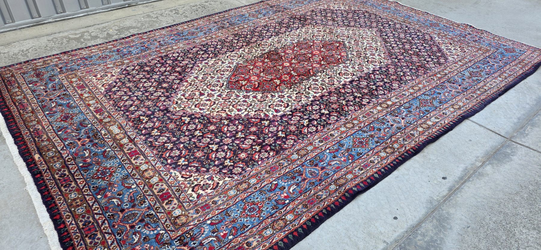 Persian Moud Carpet 312cm x 205cm Hand Knotted - Image 4