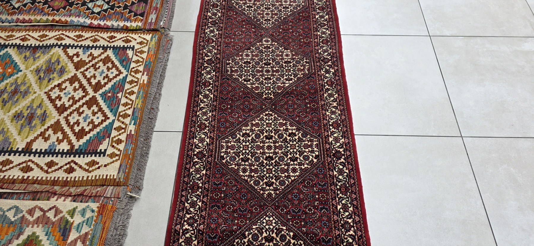 Very Fine Persian Bidjar Carpet 230cm x 77cm Hand knotted - Image 3