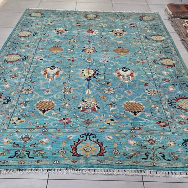 Very Fine Afghan Chobi Carpet 306cm x 206cm Hand Knotted