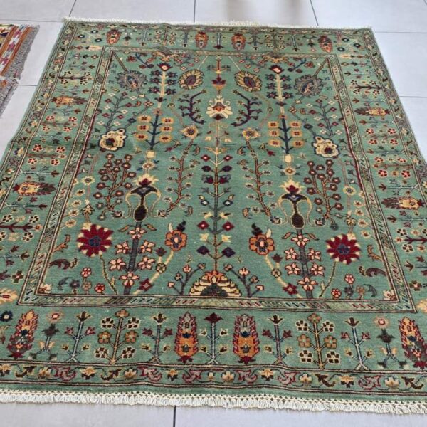Afghan Chobi Carpet 202cm x 147cm Hand Knotted