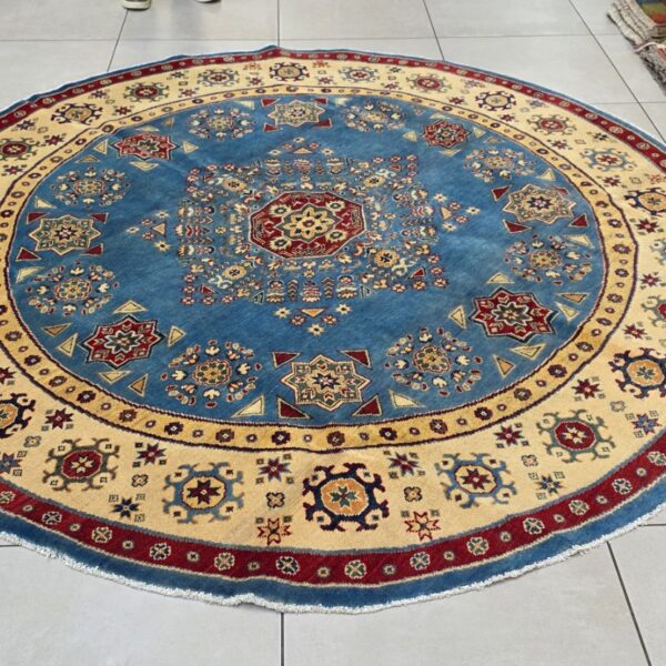 Afghan Kazak Carpet 240cm x 240cm Hand Knotted