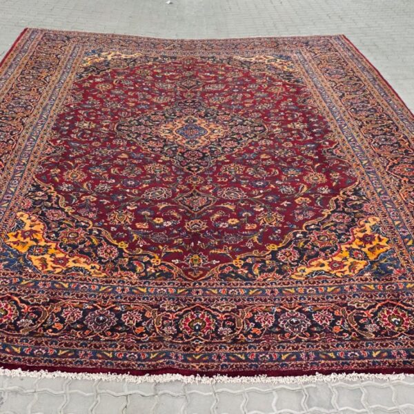 Persian Kashan Carpet 420cm x 300cm Hand Knotted
