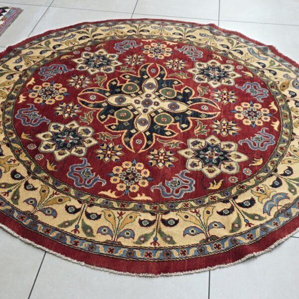 Afghan Kazak Carpet 199cm x 198cm Hand Knotted