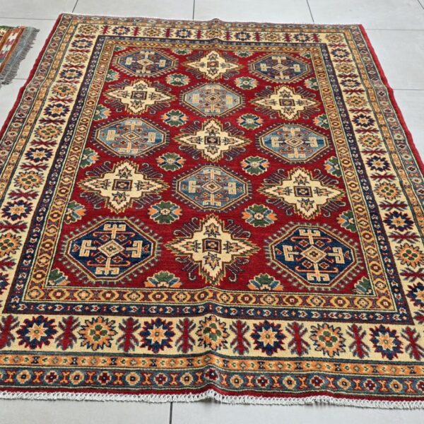 Afghan Kazak Carpet 200cm x 150cm Hand Knotted