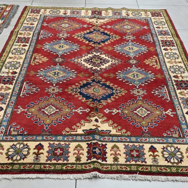 Afghan Kazak Carpet 200cm x 150cm Hand Knotted