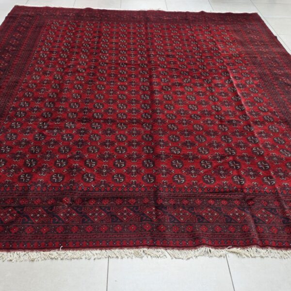 Afghan Turkaman Carpet 387cm x 306cm Hand Knotted