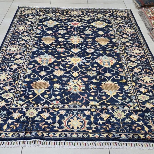 Very Fine Afghan Chobi Carpet 237cm x 172cm Hand Knotted