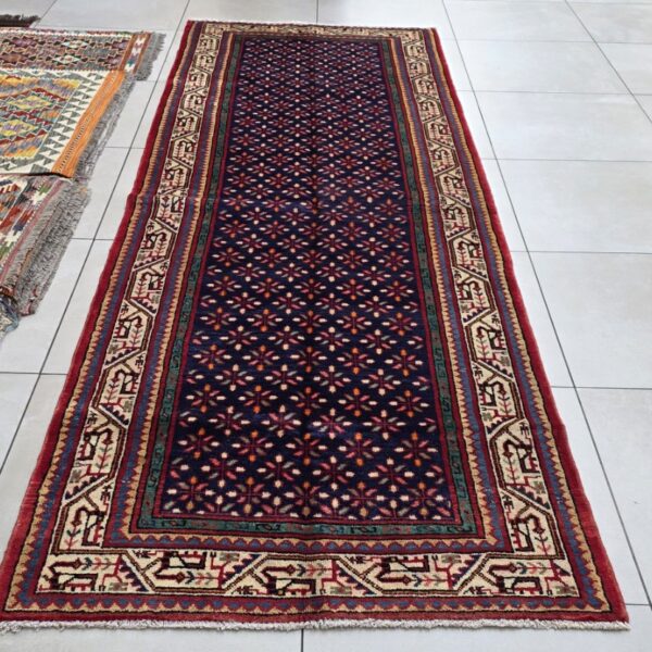 Persian Hamadan Carpet 325cm x 115cm Hand Knotted