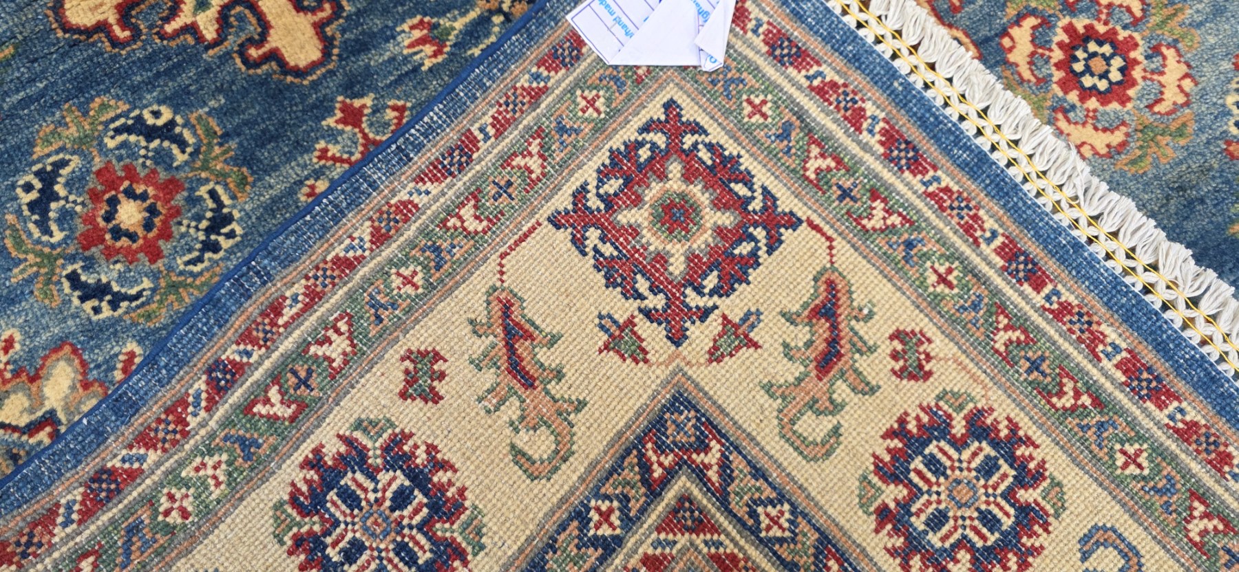 Afghan Kazak Carpet 240cm x 170cm Hand Knotted - Image 6