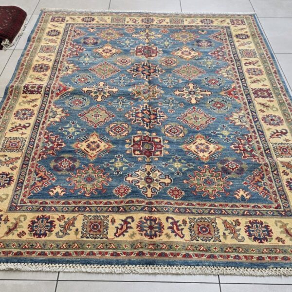 Afghan Kazak Carpet 240cm x 170cm Hand Knotted