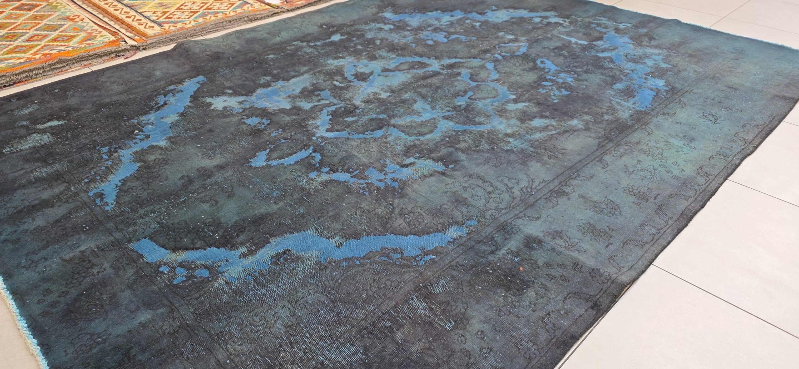 Vintage/Overdye Style Persian Carpet 350cm x 252cm Hand Knotted - Image 2