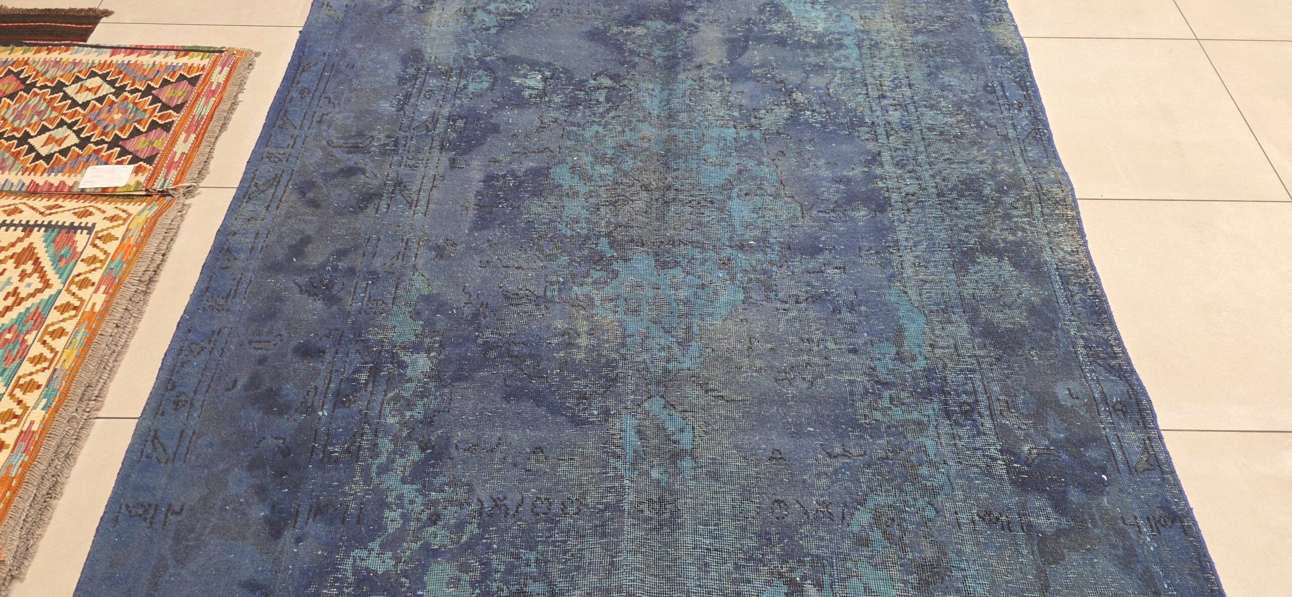 Vintage/Overdye Style Persian Carpet 315cm x 196cm Hand Knotted - Image 3