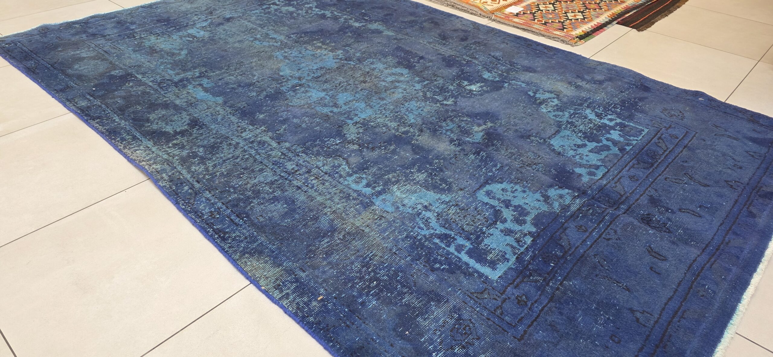 Vintage/Overdye Style Persian Carpet 315cm x 196cm Hand Knotted - Image 4