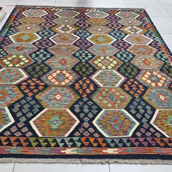 Afghan Chobi Kilim 293cm x 204cm Hand Made