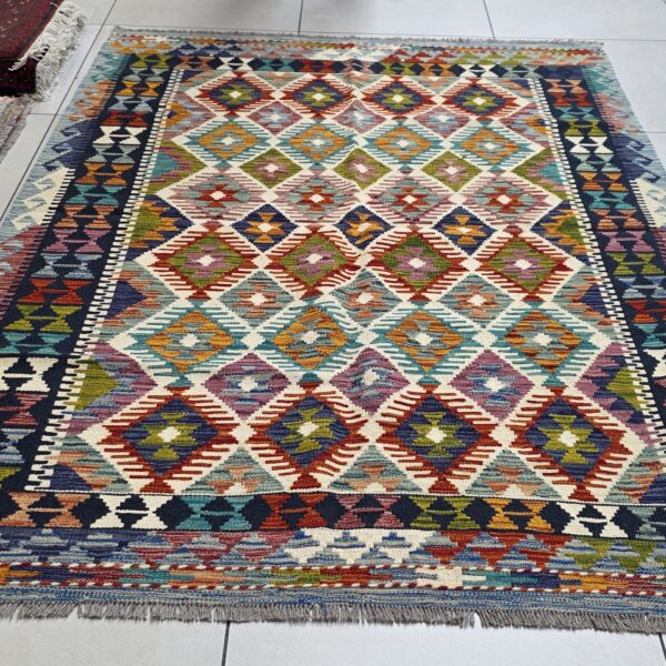 Afghan Chobi Kilim 202cm x 150cm Hand Made