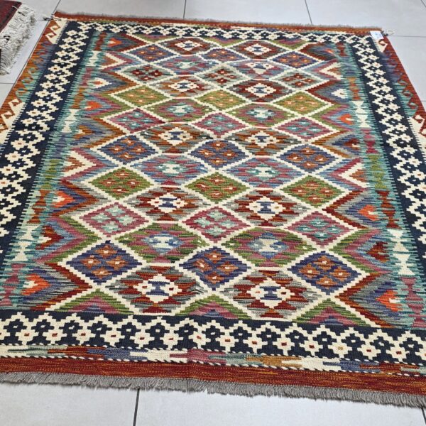 Afghan Chobi Kilim 197cm x 150cm Hand Made