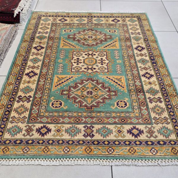 Afghan Kazak Carpet 152cm x 103cm Hand Knotted