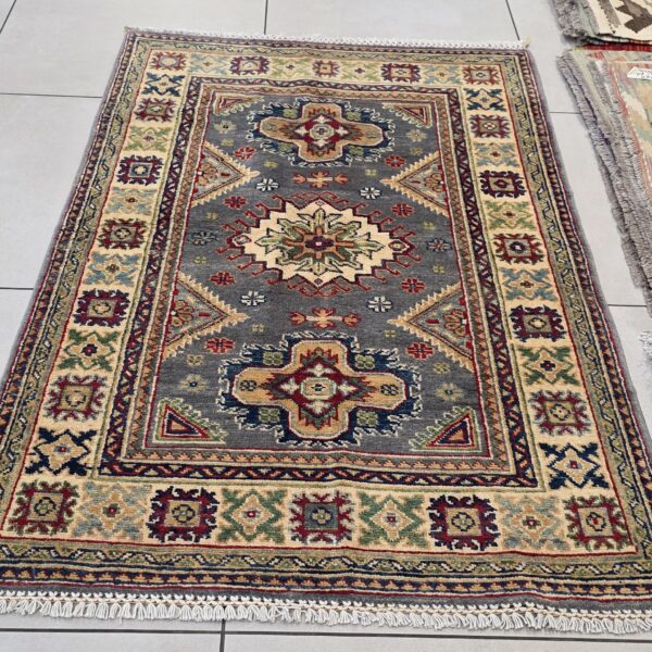 Afghan Kazak Carpet 142cm x 95cm Hand Knotted