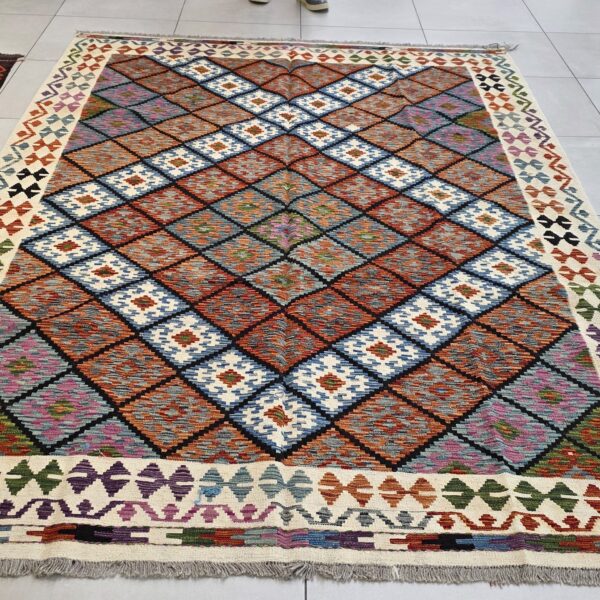 Afghan Chobi Kilim 294cm x 201cm Hand Made