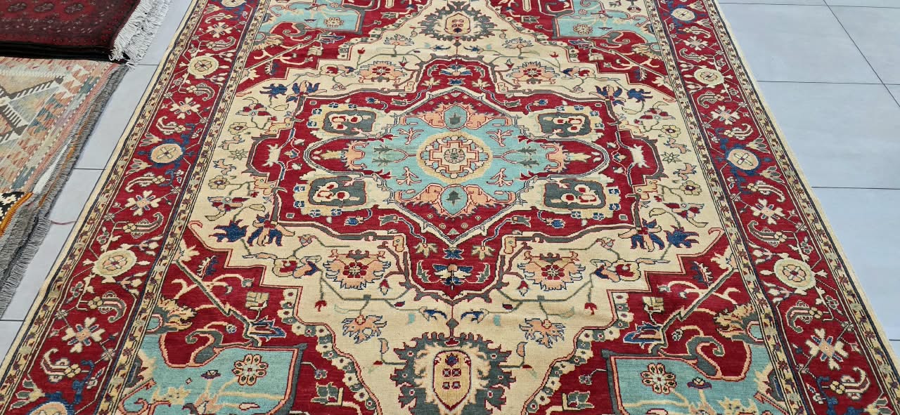 Afghan Chobi Carpet 327cm x 247cm Hand Knotted - Image 4