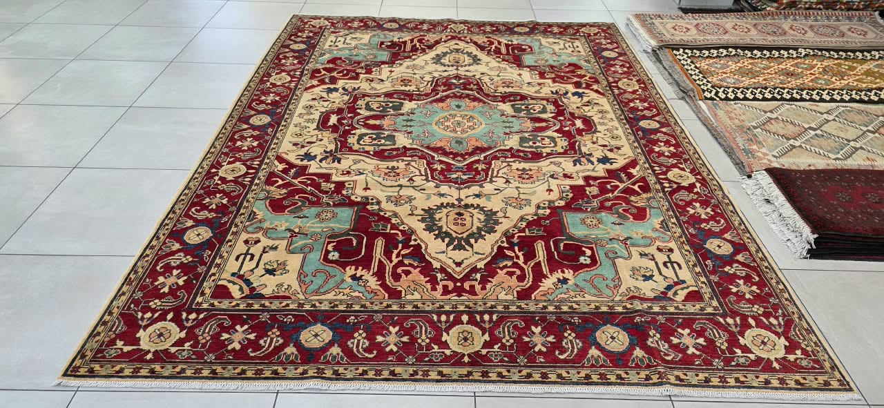 Afghan Chobi Carpet 327cm x 247cm Hand Knotted - Image 2